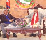 बालुवाटारमा ओली र देउवाबीच दुई घन्टा छलफल
