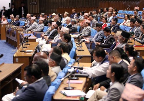 नीति तथा कार्यक्रममाथि आज पनि संसद्मा चर्को बहस हुने