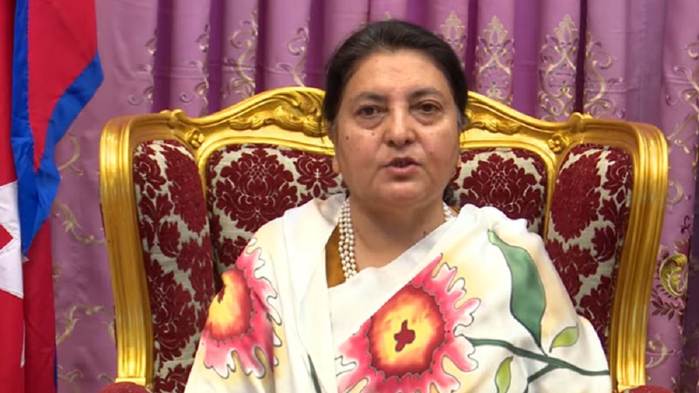 पूर्वराष्ट्रपति भण्डारीको सन्देश : गणतन्त्र नेपाली जनताको लामो संघर्षको परिणाम हो