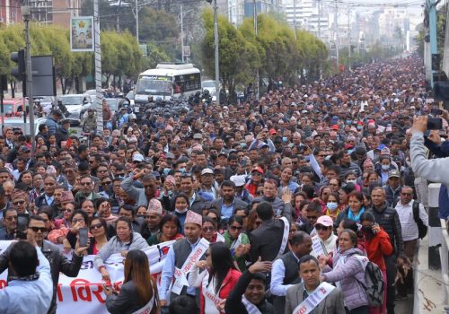 राहत शिक्षकको चेतावनी : शिक्षा ऐन नआए ‘गर या मर’ आन्दोलन