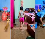 घोराहीको शिरडी साई मन्दिर टोलमा बाढी, दर्जनौं घर जलमग्न