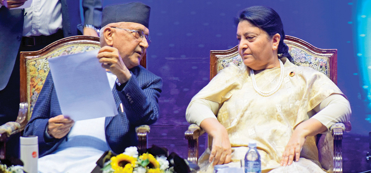 झन्डै एक दशकपछि एमाले कार्यालय जाँदै पूर्वराष्ट्रपति भण्डारी, ओलीसँग आज भेटवार्ता हुने