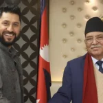 प्रचण्ड नख्खु कारागार रवि लामिछानेसँग भेट्न जाँदै