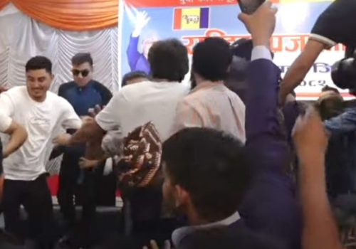 राप्रपा युवा संगठनको काठमाडौं अधिवेशनमा झडप