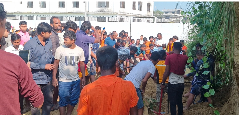 बारामा माटोको ढिस्कोले पुरिँदा दुईको मृत्यु, छ जना घाइते