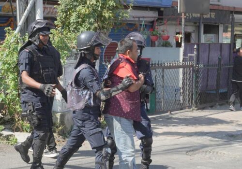 माइतीघरमा बिना अनुमति प्रदर्शन, ७५ जना पक्राउ