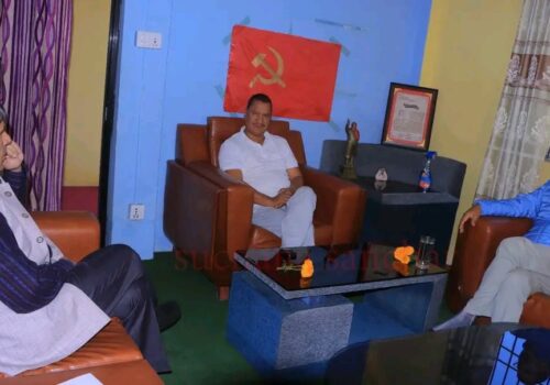 विप्लव, जनार्दन शर्मा र घनश्याम भुसालबीच हरिसिद्धीमा विशेष बैठक