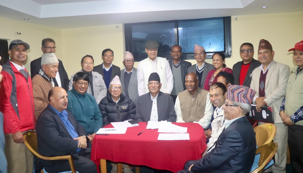 प्रचण्डको नेतृत्वमा वाम दलबीच १८ बुँदे समझदारी, फेरि केन्द्रमा प्रचण्ड