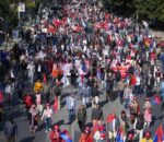 भृकुटीमण्डपमा एमाले कार्यकर्ताहरूको भीड बाक्लिँदै, सवारी आवागमन डाइभर्सन