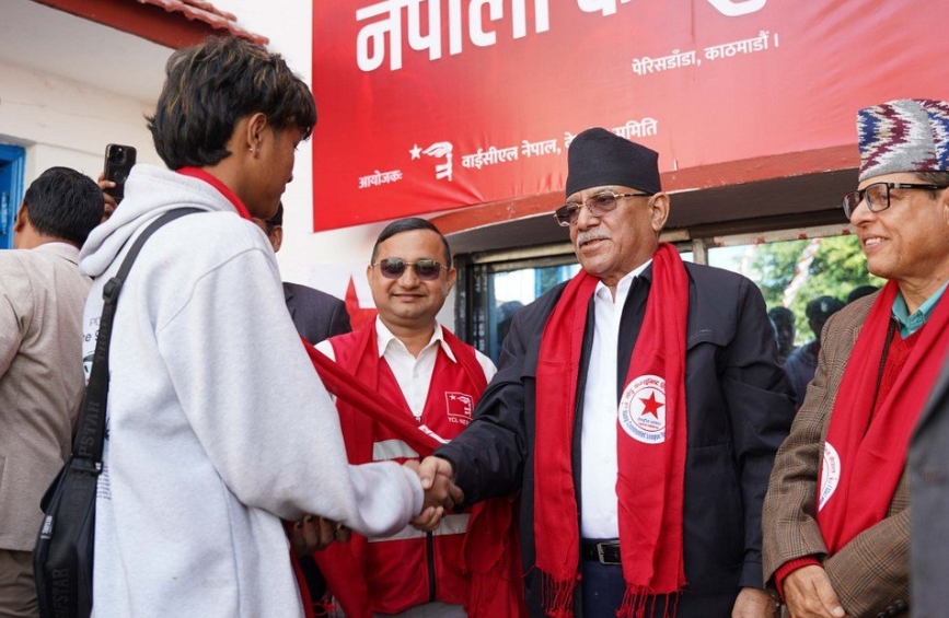 जेनजी र नेकपाका मुद्दा समान रहेको प्रचण्डको अभिव्यक्ति