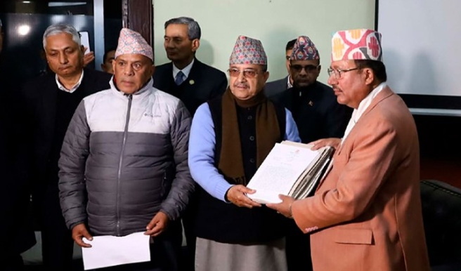 विशेष महाधिवेशन विवाद: देउवा समूहद्वारा ८८५ हस्ताक्षर फिर्ताको प्रमाण आयोगमा पेश