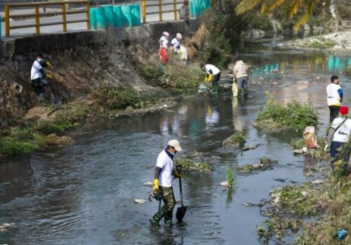 काठमाडौँमा प्रवेश गर्‍यो श्रम संस्कृति पार्टीको श्रमदान अभियान