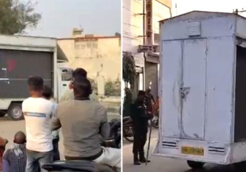 जनकपुरमा बीबीसी डकुमेन्ट्री प्रदर्शन गर्दै हिड्दा रास्वपा कार्यकर्ता पक्राउ