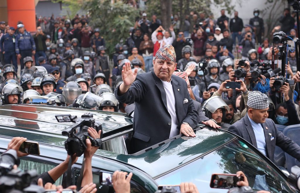 पूर्वराजा ज्ञानेन्द्र आगमन: राजसंस्थावादी समूहको स्वागत तयारी