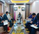 कानुनमन्त्री गौतम र स्वीट्जरल्यान्डका राजदूतबीच भेटवार्ता