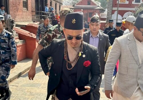 हनुमान जयन्तीमा पशुपति पुगे गृहमन्त्री गुरुङ