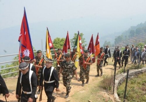गोरखा दरबारबाट सुरु भयो एकीकरण पदयात्रा, तनहुँ हुँदै पाल्पा पुग्ने