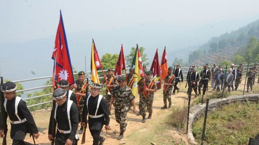 गोरखा दरबारबाट सुरु भयो एकीकरण पदयात्रा, तनहुँ हुँदै पाल्पा पुग्ने