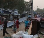 थापाथली सुकुमवासी बस्ती खाली गराउने अभियान शान्त रूपमा अघि बढ्दै