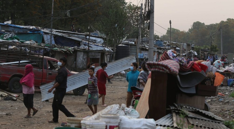 थापाथली सुकुमवासी बस्ती खाली गराउने अभियान शान्त रूपमा अघि बढ्दै