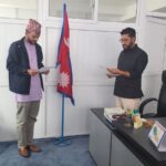 रास्वपा सचिवालयमा सागर ढकालको औपचारिक प्रवेश, लिए शपथ