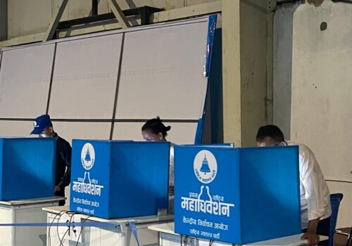 रास्वपा महाधिवेशन : मतपेटिका बन्द, गणना सुरु हुने तयारी