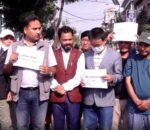 प्रधानमन्त्रीको सीमासम्बन्धी अभिव्यक्तिप्रति माओवादीको माइतीघरमा विरोध प्रदर्शन