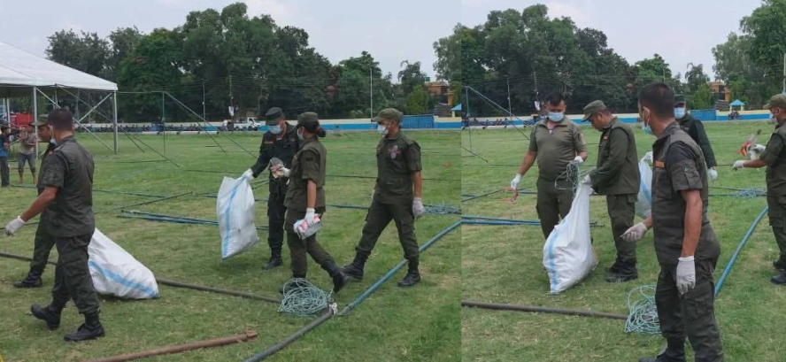 रास्वपा महाधिवेशनस्थलमा नगरप्रहरी खटाइएपछि भरतपुर महानगरमा विवाद
