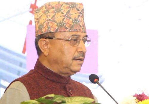 रास्वपाको सभापतिमा सर्वसम्मत निर्वाचित रवि लामिछानेलाई पूर्णबहादुर खड्काको बधाई