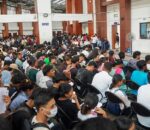 राहदानी बनाउन सेवाग्राहीको ओइरो, त्रिपुरेश्वरमा बिहानैदेखि लामो लाइन