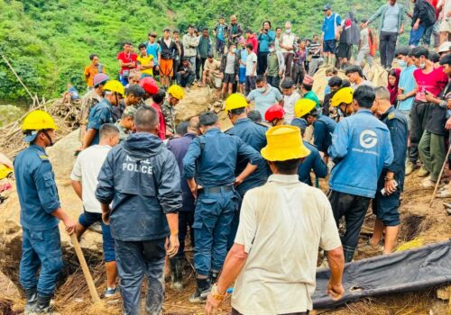 रोल्पामा दुई दिनमै पहिरोका कारण १५ जनाको मृत्यु, दुई जना अझै बेपत्ता